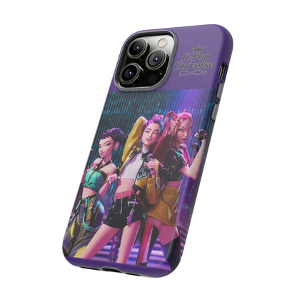K-Pop Universe Phone Case, Stylish Tough Phone Cover, Colorful K-Pop Inspired Accessory, Trendy Gift for Fans, Durable Protection for Phones