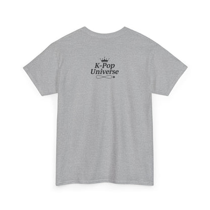 K-Pop Inspired Unisex Heavy Cotton Tee, Trendy T-Shirt, Music Lover Gift, Stylish Outfit, Casual Wear, Concert Apparel