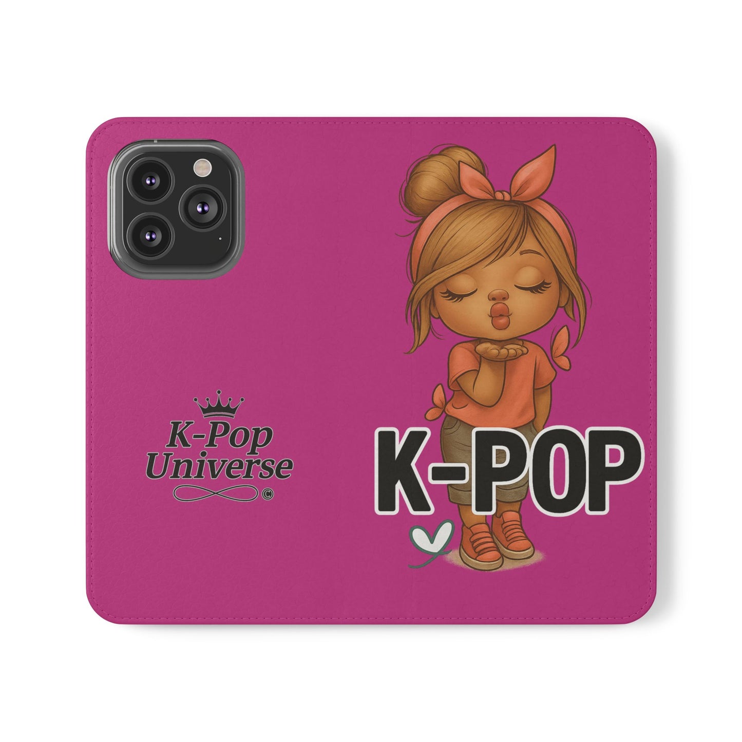 K-Pop Flip Case for Fans, Cute K-Pop Merchandise, Stylish Phone Cover, Ideal for Gifts, Birthday, Concerts, and Celebrations