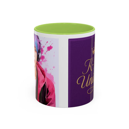 K-Pop Universe Accent, Double face,Coffee Mug - Perfect Gift for Fans, Unique Collectible, Music Lover's Mug, Trendy Drinkware, Birthday Present