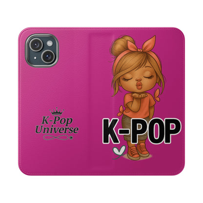 K-Pop Flip Case for Fans, Cute K-Pop Merchandise, Stylish Phone Cover, Ideal for Gifts, Birthday, Concerts, and Celebrations