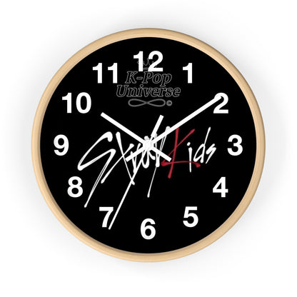 K-Pop Stray Kids Wall Clock, Unique Home Decor, Gift for Music Lovers, Cool Wall Art, Modern Timepiece, Fan Merchandise