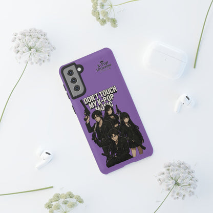 K-Pop Phone Case, Don't Touch My K-Pop Music Cover, Gift for Fans, Cute K-Pop Merchandise, Trending Phone Accessories