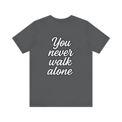K-Pop Concert Inspired Unisex Tee, Music Lover Gift, Party Tee, You Never Walk Alone Shirt, Fan Merchandise, Festival Outift