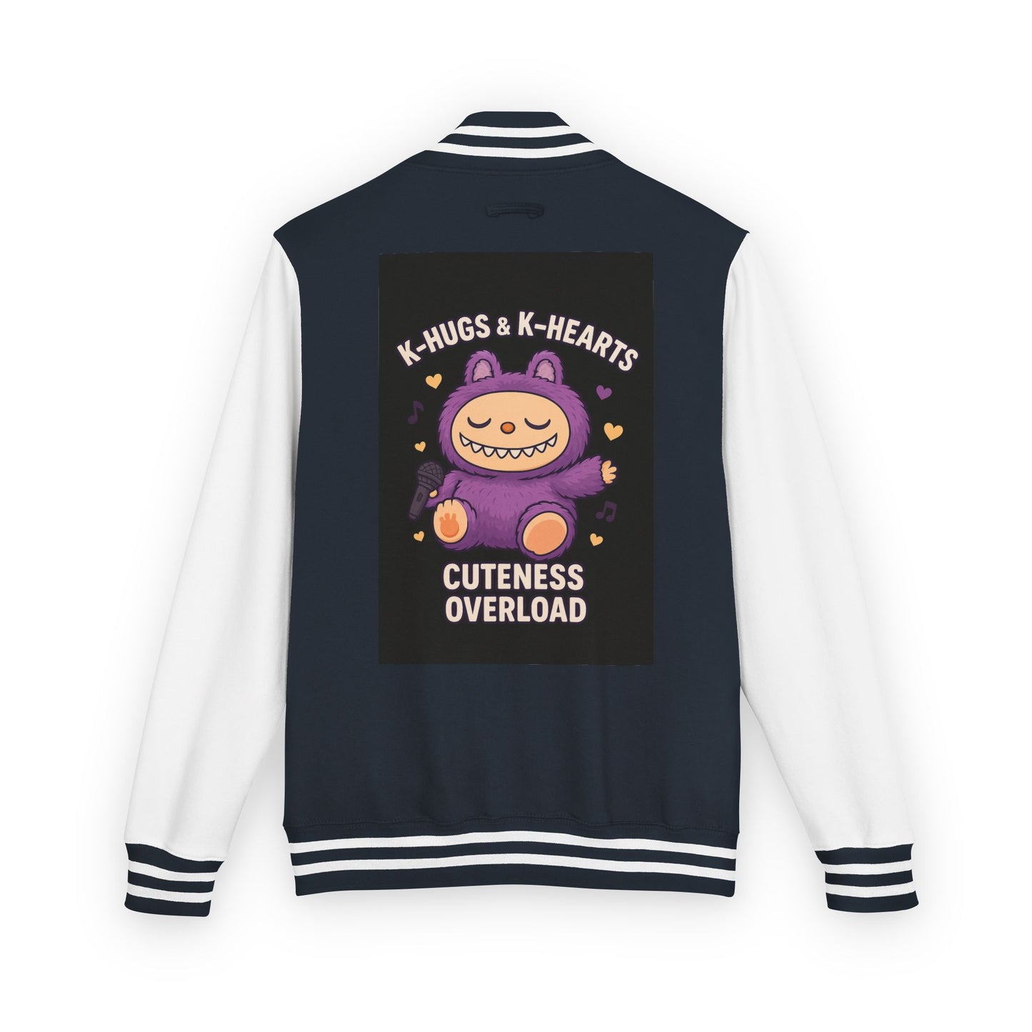 K-Pop Universe Letterman Jacket, Trendy Unisex Varsity Jacket, Cute Gift for K-Pop Fans, Stylish Casual Wear, Anime Inspired Apparel