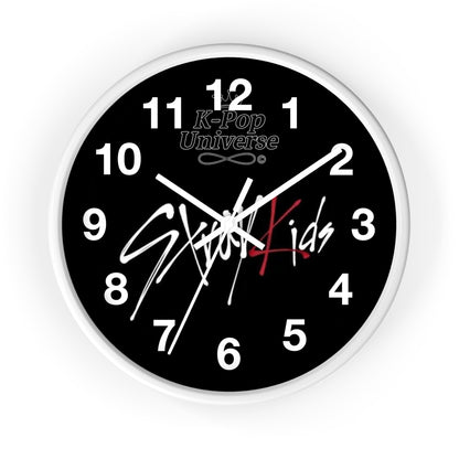 K-Pop Stray Kids Wall Clock, Unique Home Decor, Gift for Music Lovers, Cool Wall Art, Modern Timepiece, Fan Merchandise