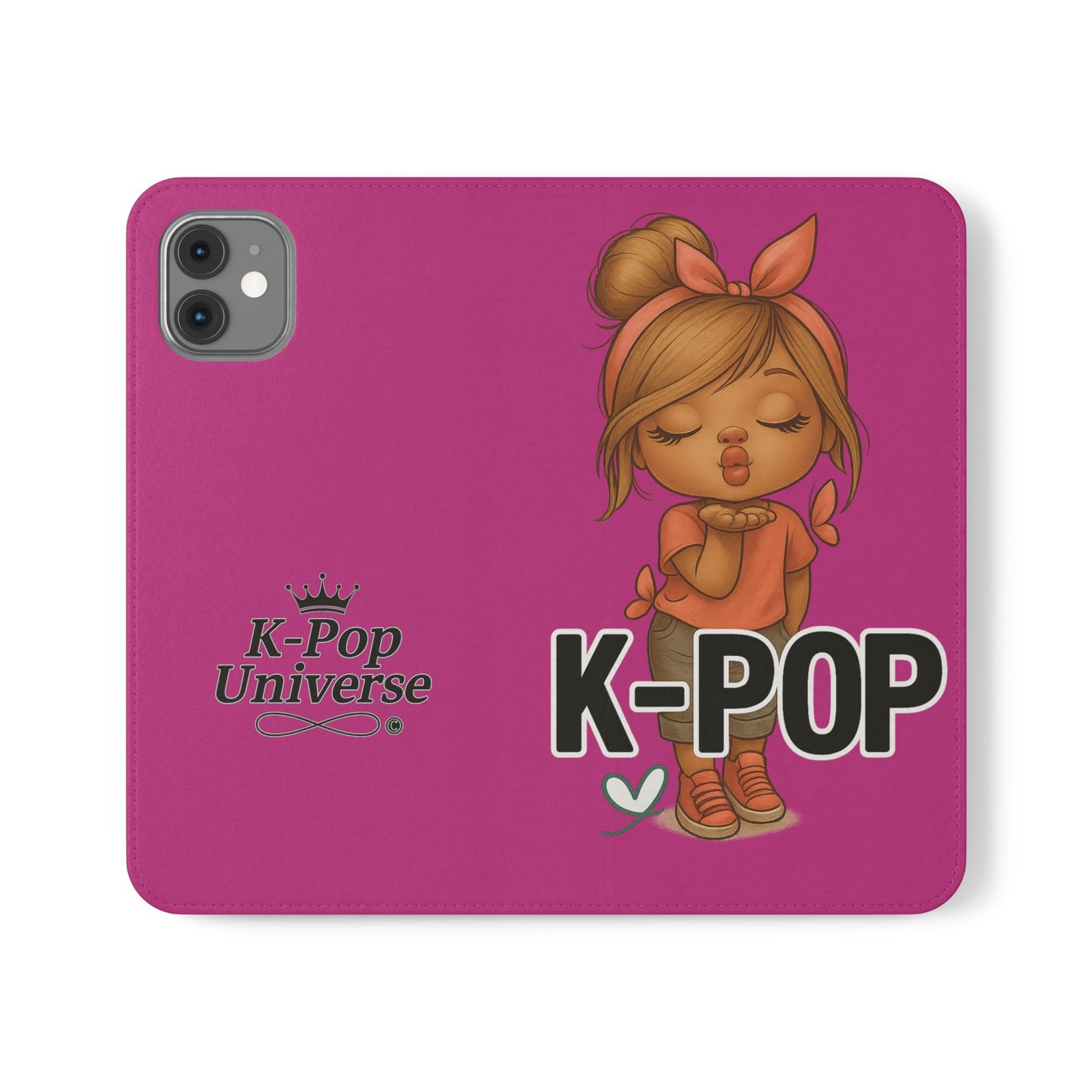 K-Pop Flip Case for Fans, Cute K-Pop Merchandise, Stylish Phone Cover, Ideal for Gifts, Birthday, Concerts, and Celebrations