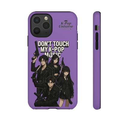 K-Pop Phone Case, Don't Touch My K-Pop Music Cover, Gift for Fans, Cute K-Pop Merchandise, Trending Phone Accessories