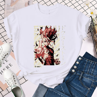 Anime Dr. Stone Loose Short Sleeve T-Shirt, NelVKpop , kpopuniverse
