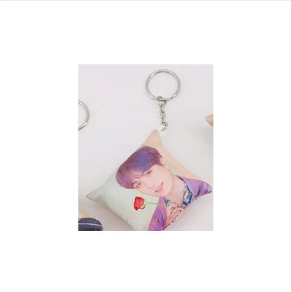BTS Plush Cushion Keychain Accessories