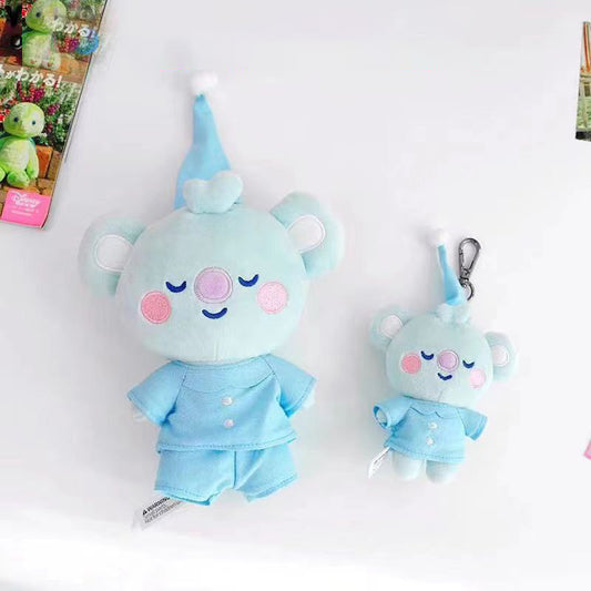 Korea Cute Popular Trend Small Animal Pajamas Series Plush Toy Doll Bag Pendant Gift
