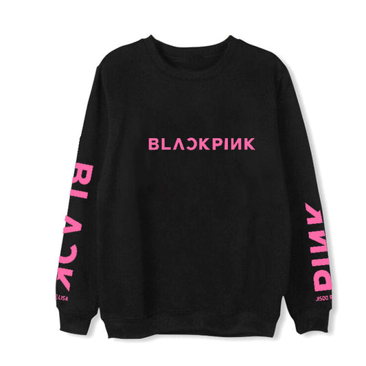 BLACKPINK Album Kpop Letters Printed Sweatshirt Hoodies, NelVKpop, K-pop universe