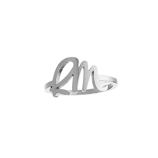 BTS Official Titanium Steel Ring with Logo Design