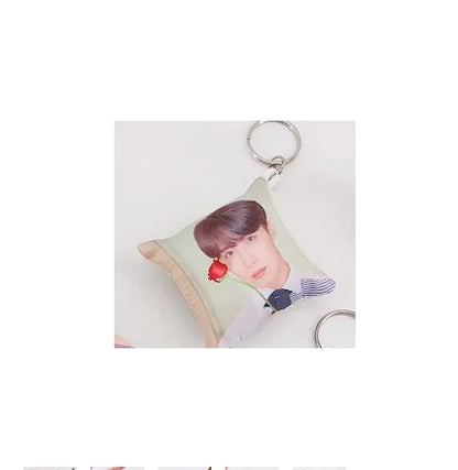 BTS Plush Cushion Keychain Accessories