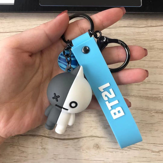 K Pop Merchandise Shop Kpop Keychain Bt21  Bt21 Creative Keychain