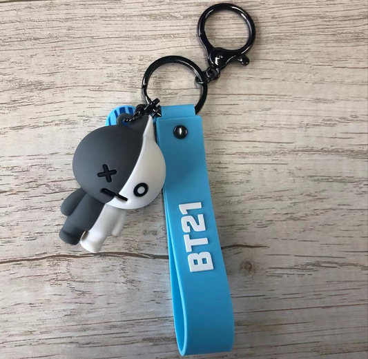 K Pop Merchandise Shop Kpop Keychain Bt21  Bt21 Creative Keychain