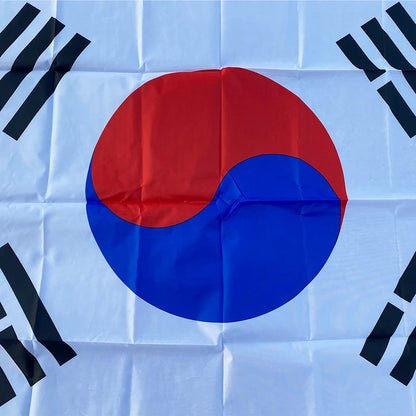 Aerxemrbrae 90 X150cm South Korea Korean Flag Banner    Polyester Fabrics