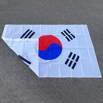Aerxemrbrae 90 X150cm South Korea Korean Flag Banner    Polyester Fabrics