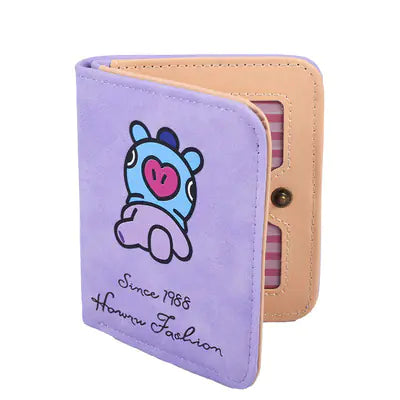 BTS Short Wallet - Stylish and Compact Design