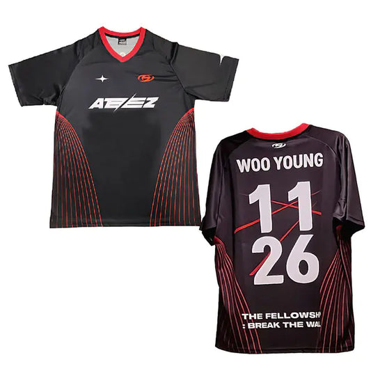 Kpop ATEEZ Unisex Short Sleeve Break The Wall T-Shirt