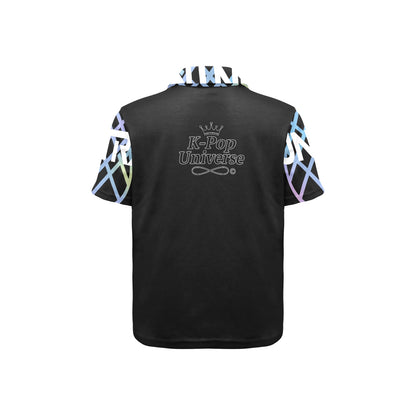 Big Boys' Polo Shirt T55, k-pop demon hunters, Huntrax