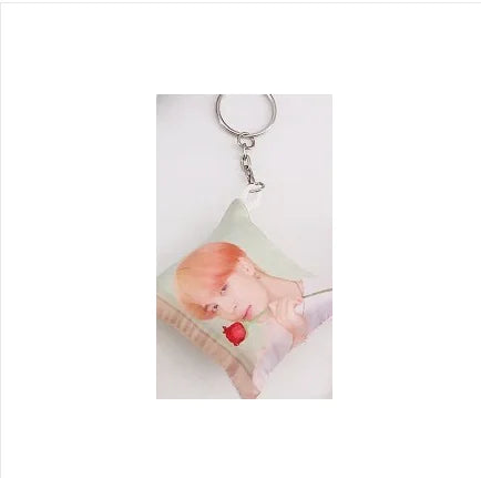 BTS Plush Cushion Keychain Accessories