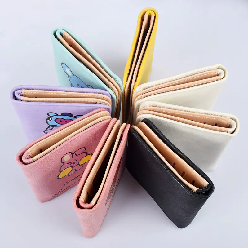 BTS Short Wallet - Stylish and Compact Design